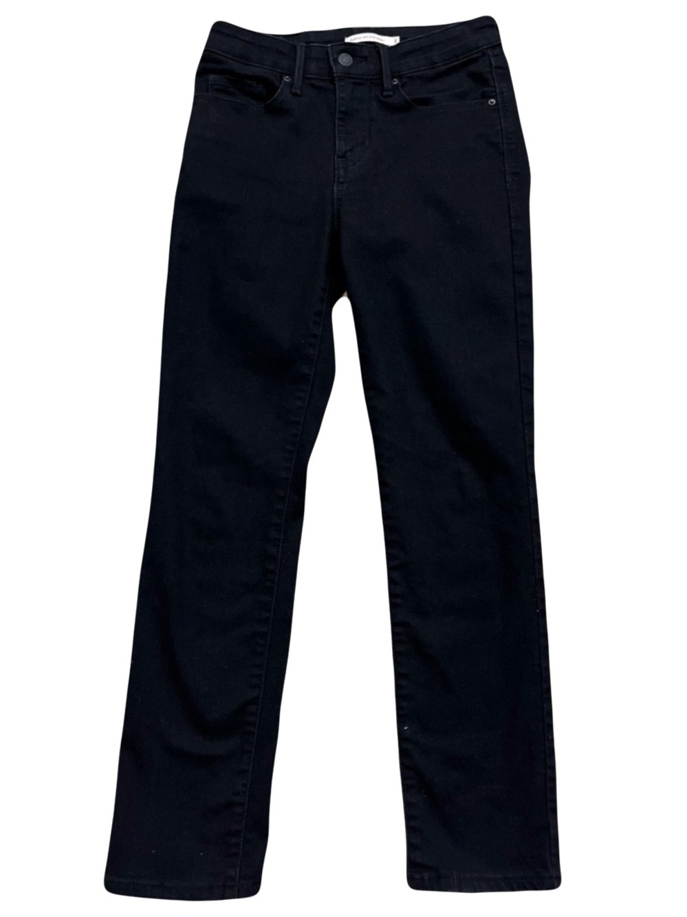 Levi's Jeans - Women's 4 Black - Ankle Mid Rise Cropped Skinny
